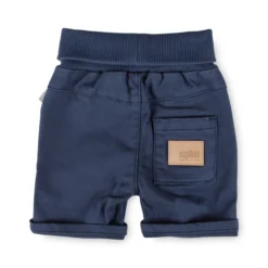 Baby Gabardine Bermuda Tiger & Löwe, dunkelblau