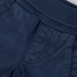 Baby Gabardine Bermuda Tiger & Löwe, dunkelblau