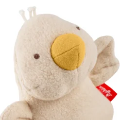 Baby Greifling Gans mit Knister- und Quietschfunktion, beige