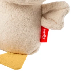 Baby Greifling Gans mit Knister- und Quietschfunktion, beige