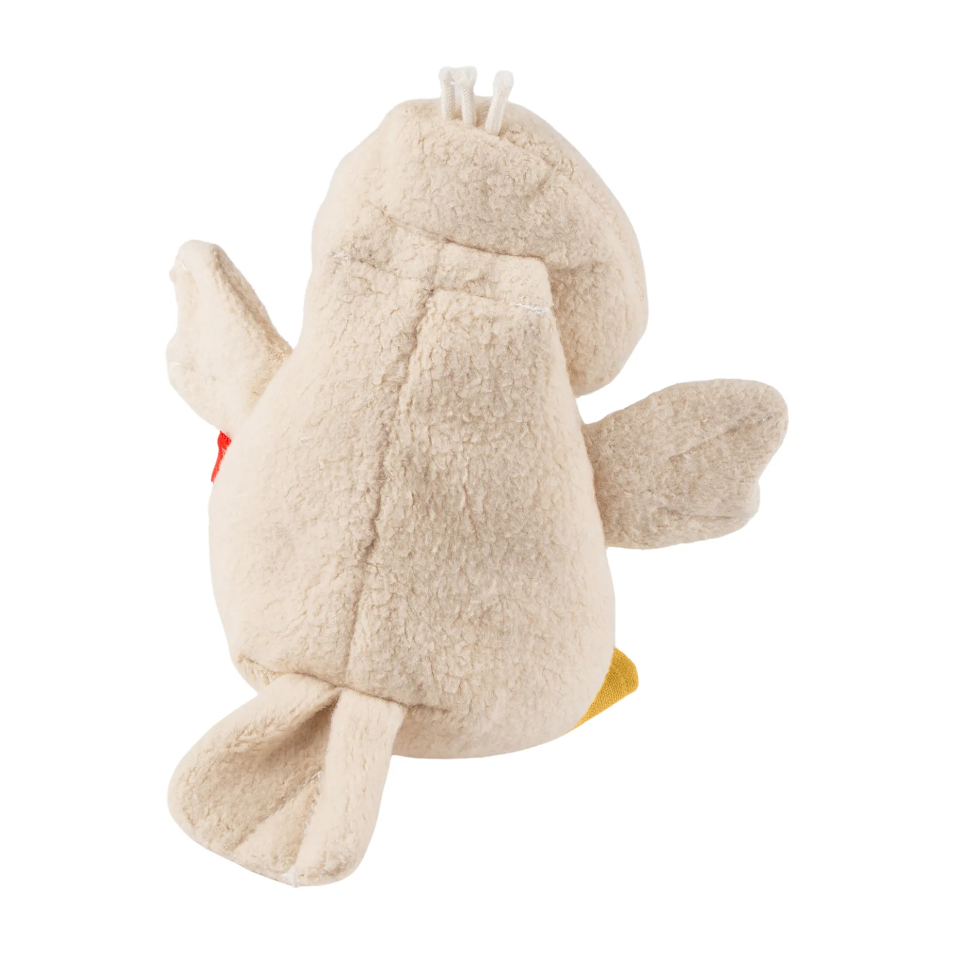 Baby Greifling Gans mit Knister- und Quietschfunktion, beige