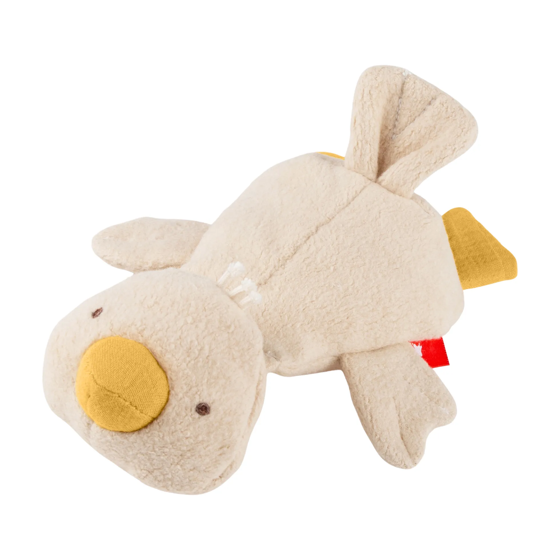Baby Greifling Gans mit Knister- und Quietschfunktion, beige