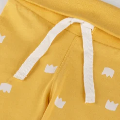 Baby Hose Krönchen, gelb
