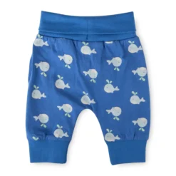 Baby Hose Wal Print, blau