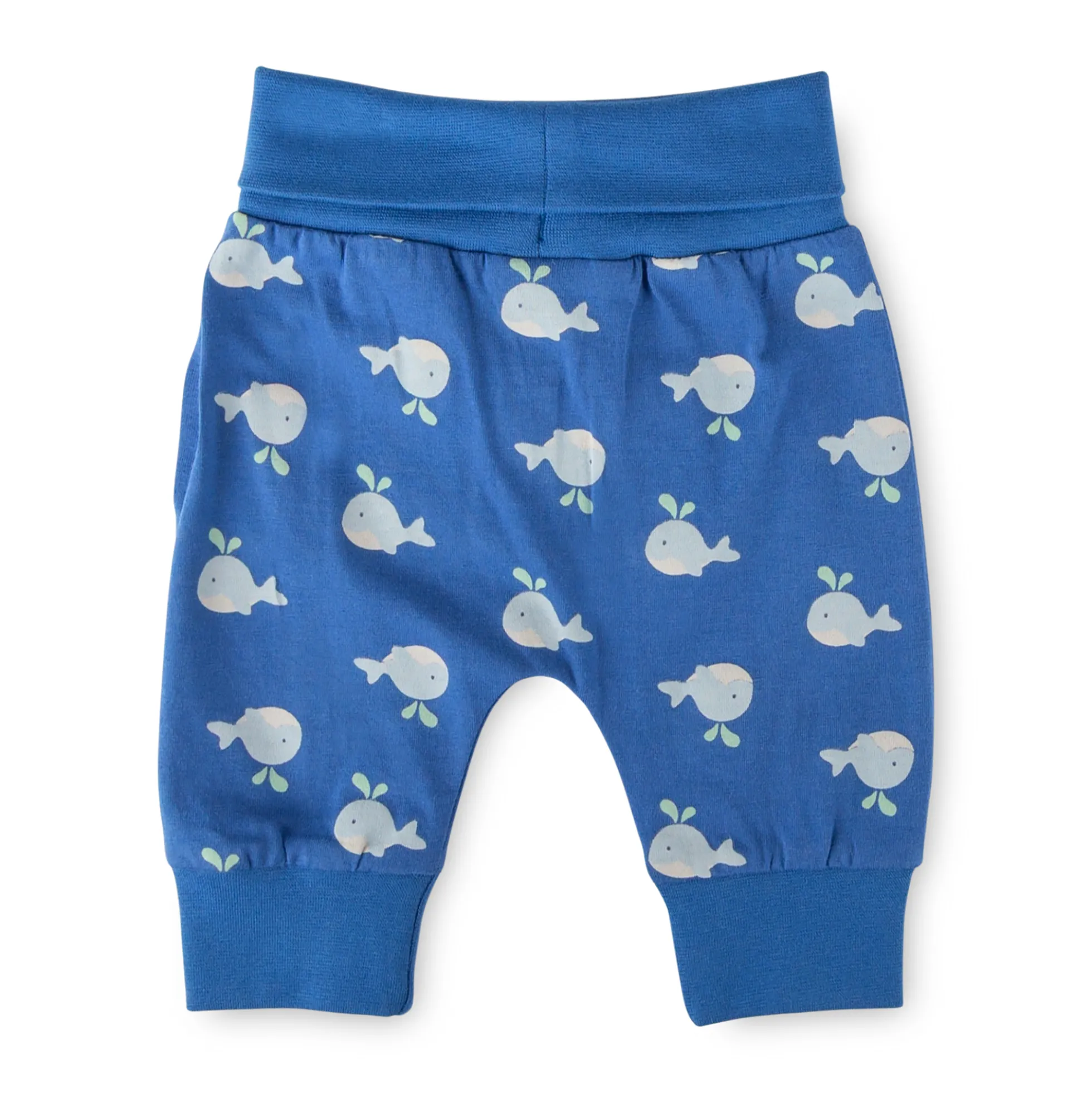 Baby Hose Wal Print, blau