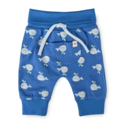 Baby Hose Wal Print, blau
