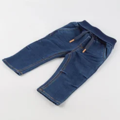Babyjeans aus Sweat Denim, dunkelblau