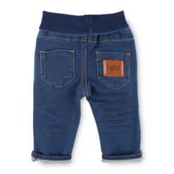 Babyjeans aus Sweat Denim, dunkelblau