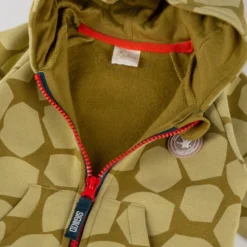 Baby Kapuzen-Sweatjacke khaki, Dino Fun