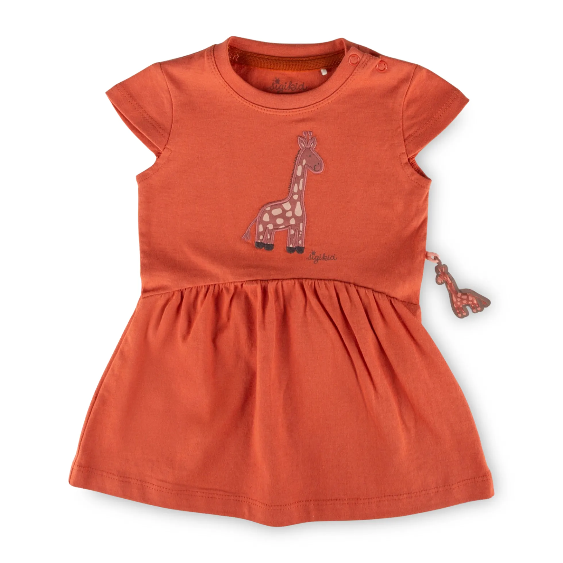 Baby Kleid Giraffe, orange