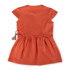 Baby Kleid Giraffe, orange