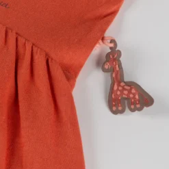 Baby Kleid Giraffe, orange