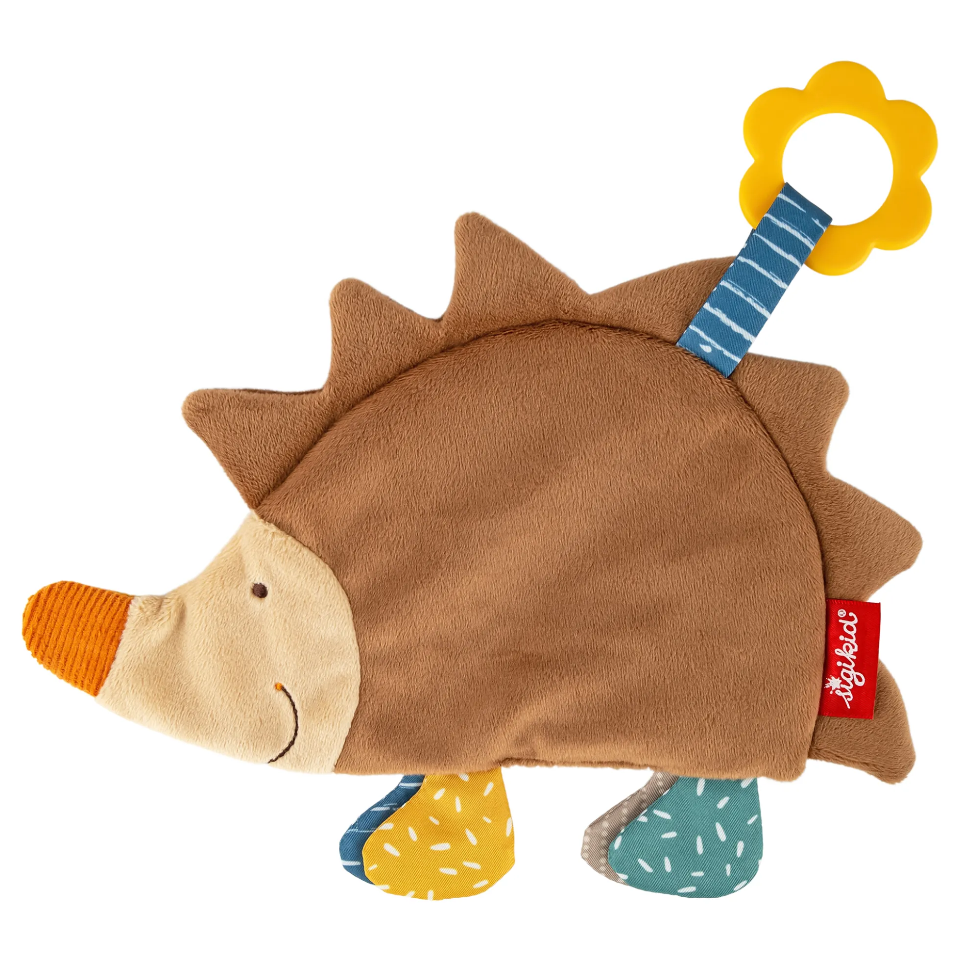 Baby Knister Schnuffeltuch Igel