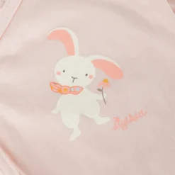 Baby Langarm Body Häschen, rosa