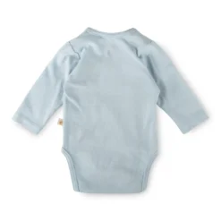Baby Langarm Body Wal, blau
