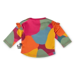 Baby Langarmshirt, bunt bedruckt