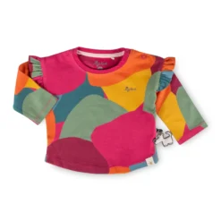 Baby Langarmshirt, bunt bedruckt