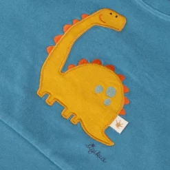 Baby Langarmshirt Dino, blau
