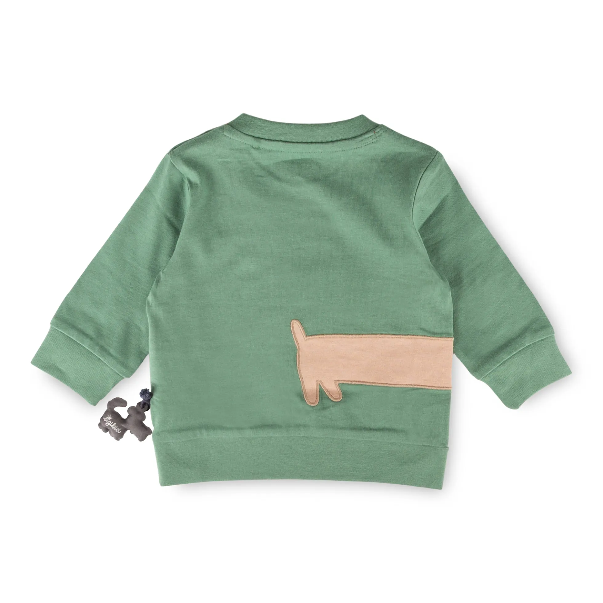 Baby Langarmshirt Hündchen, grün
