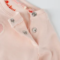 Baby Langarmshirt Häschen, rosa