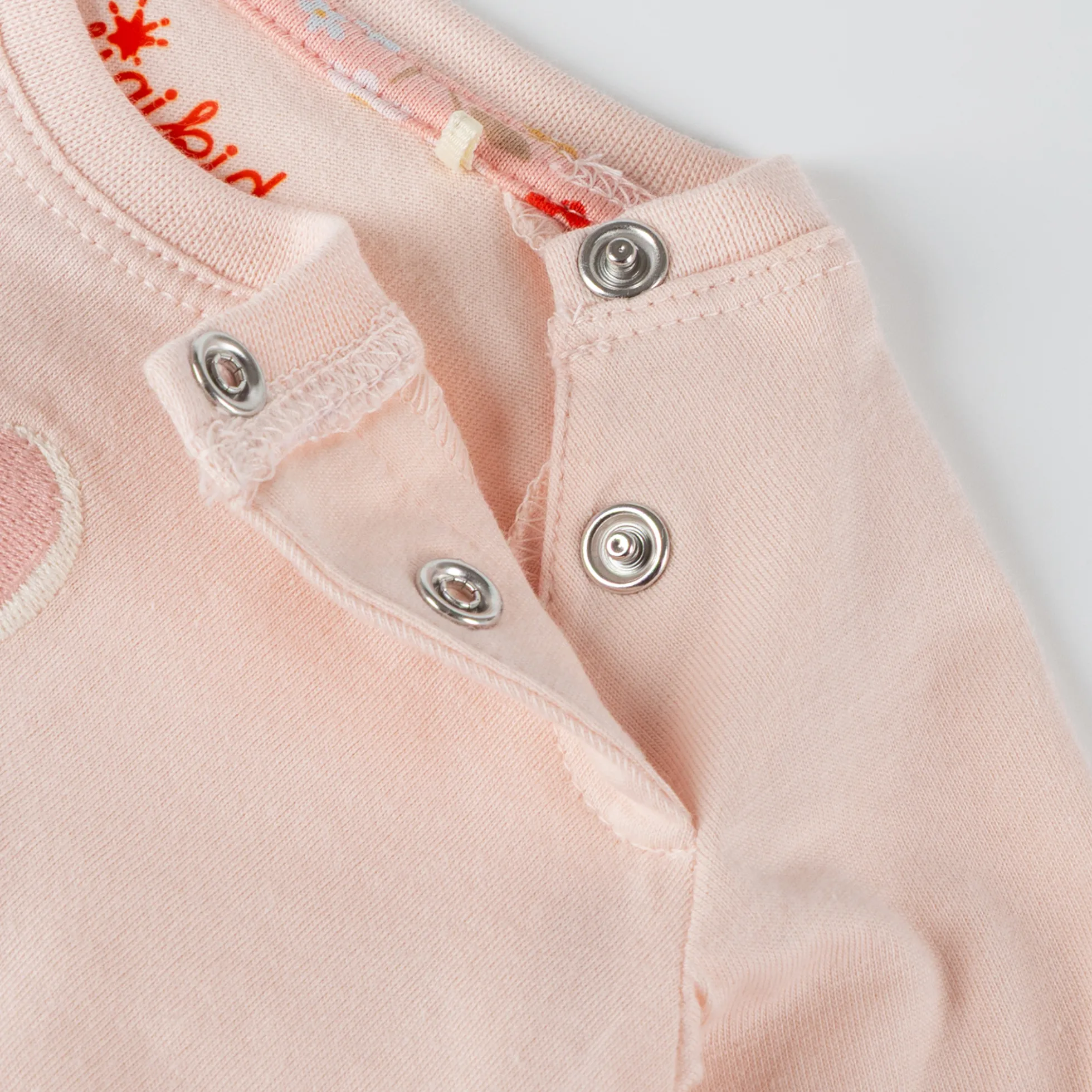 Baby Langarmshirt Häschen, rosa