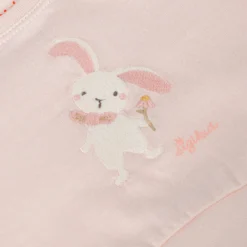 Baby Langarmshirt Häschen, rosa
