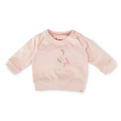 Baby Langarmshirt Häschen, rosa