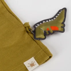 Baby Langarmshirt khaki, Dino Fun