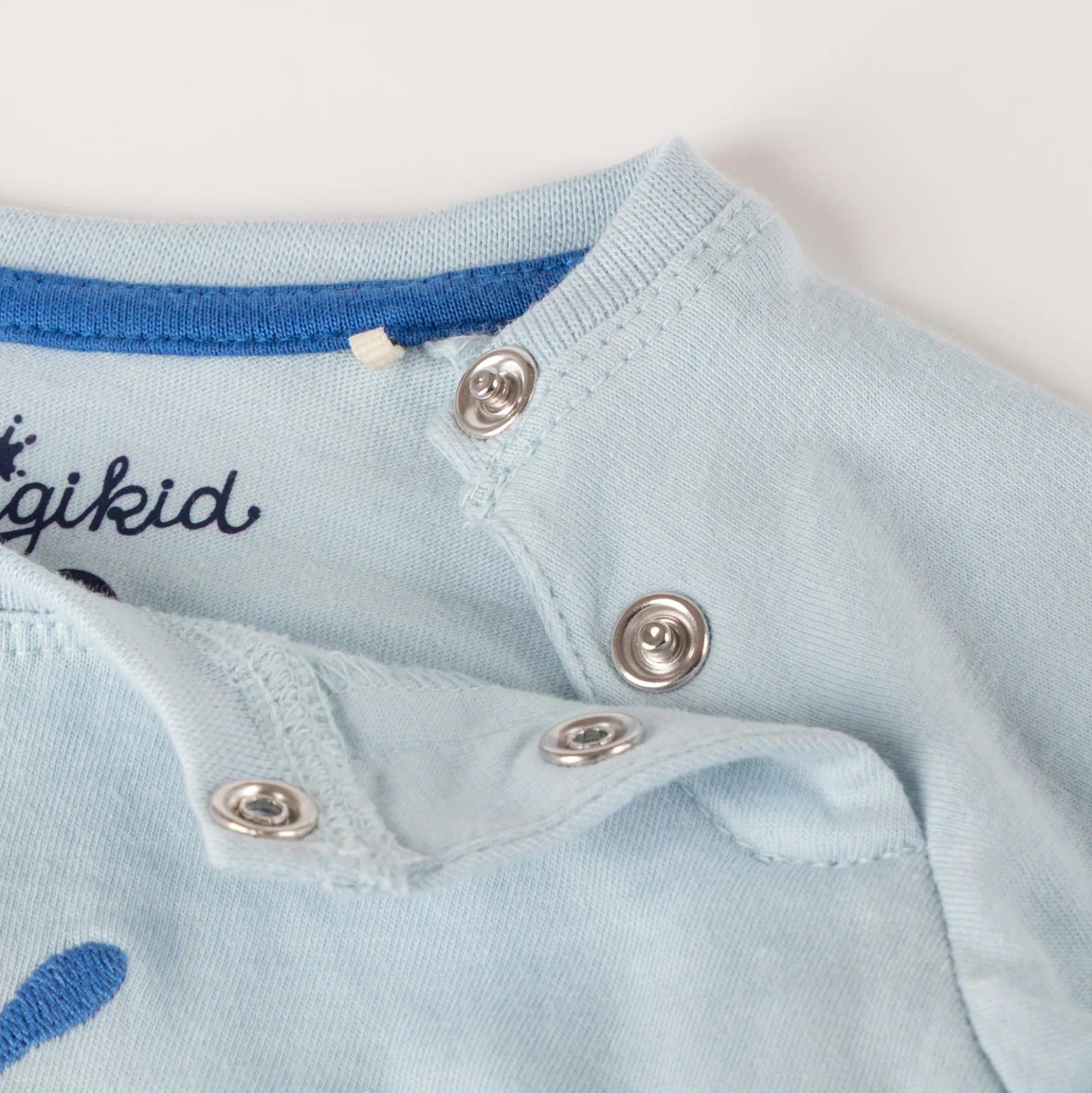 Baby Langarmshirt Wal, blau