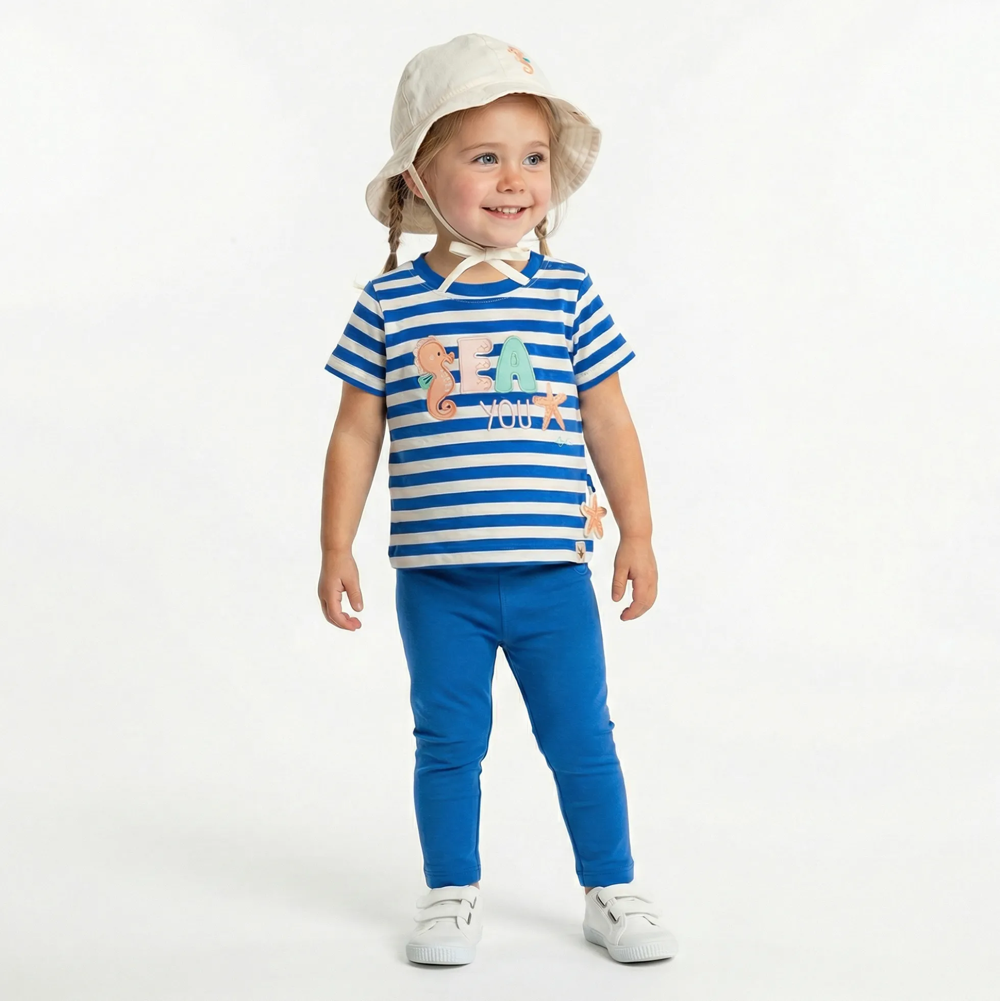 Baby Leggings, blau