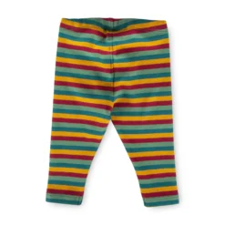 Baby Leggings, bunt geringelt