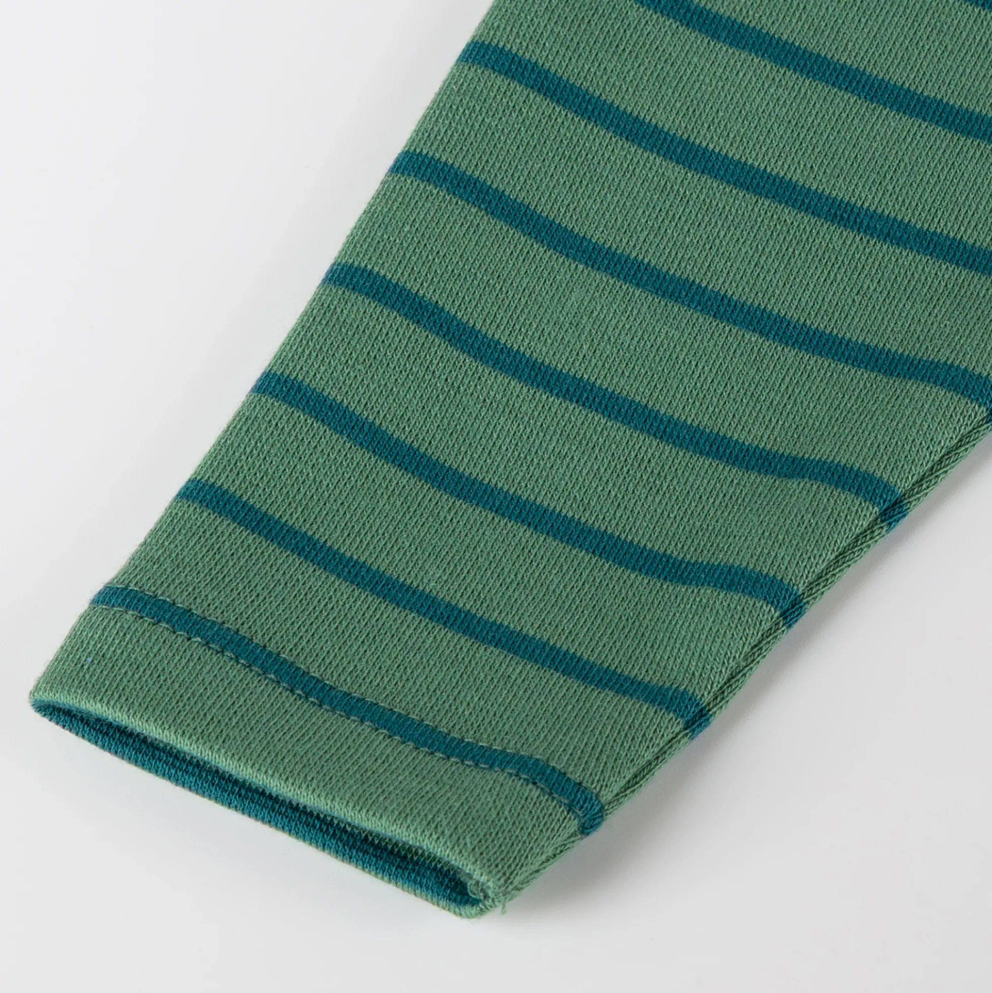 Baby Leggings, grün geringelt