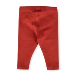Baby Leggings, orangerot