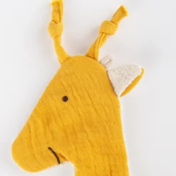 Baby Musselin Knister Schnuffeltuch Giraffe