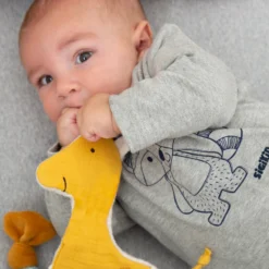 Baby Musselin Knister Schnuffeltuch Giraffe