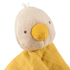 Baby Musselin Schnuffeltuch Gans, gelb