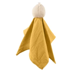 Baby Musselin Schnuffeltuch Gans, gelb