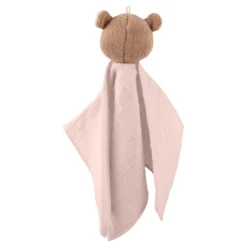 Baby Musselin Schnuffeltuch Bär, rosa