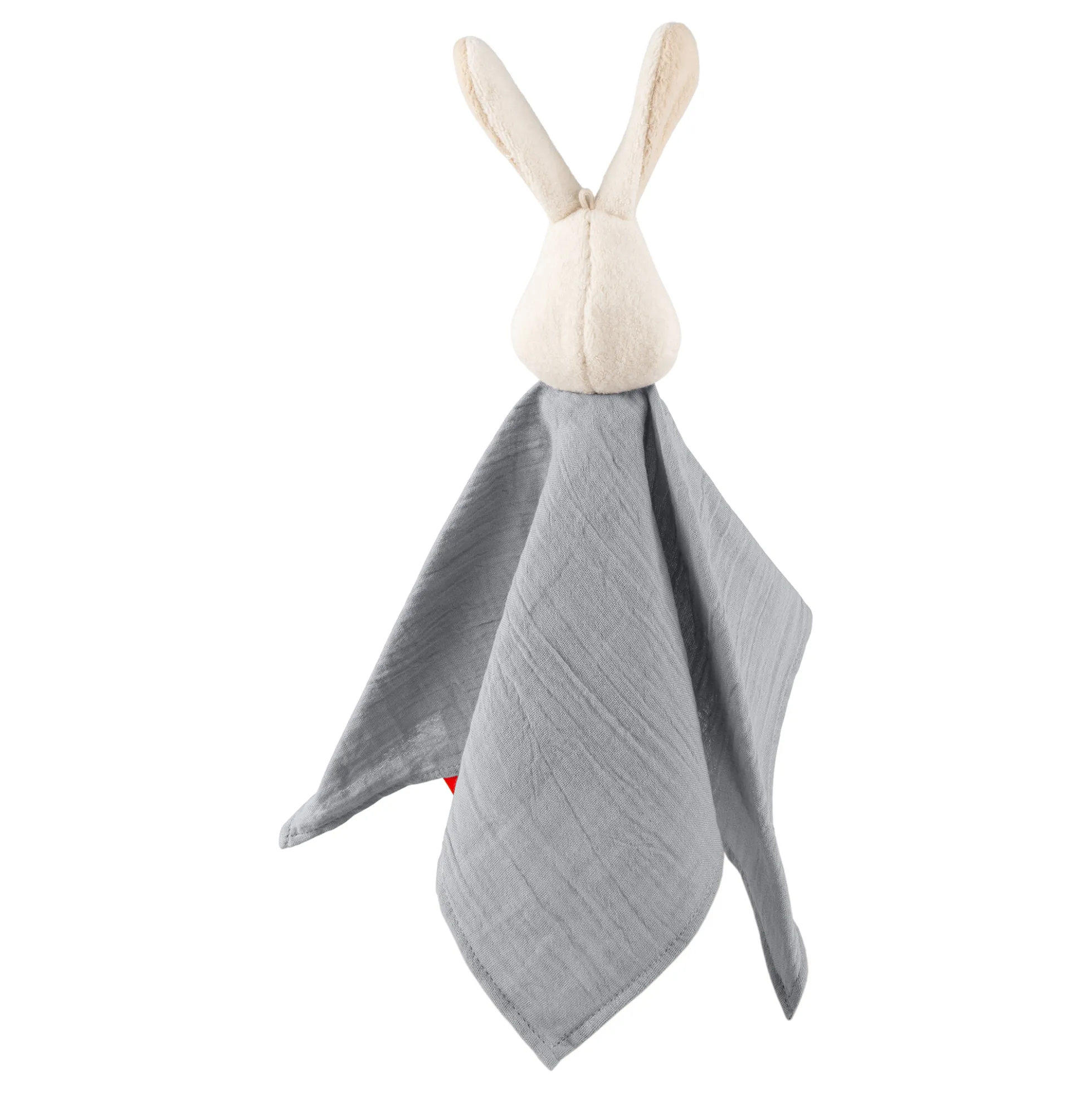 Baby Musselin Schnuffeltuch Hase, grau