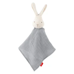 Baby Musselin Schnuffeltuch Hase, grau
