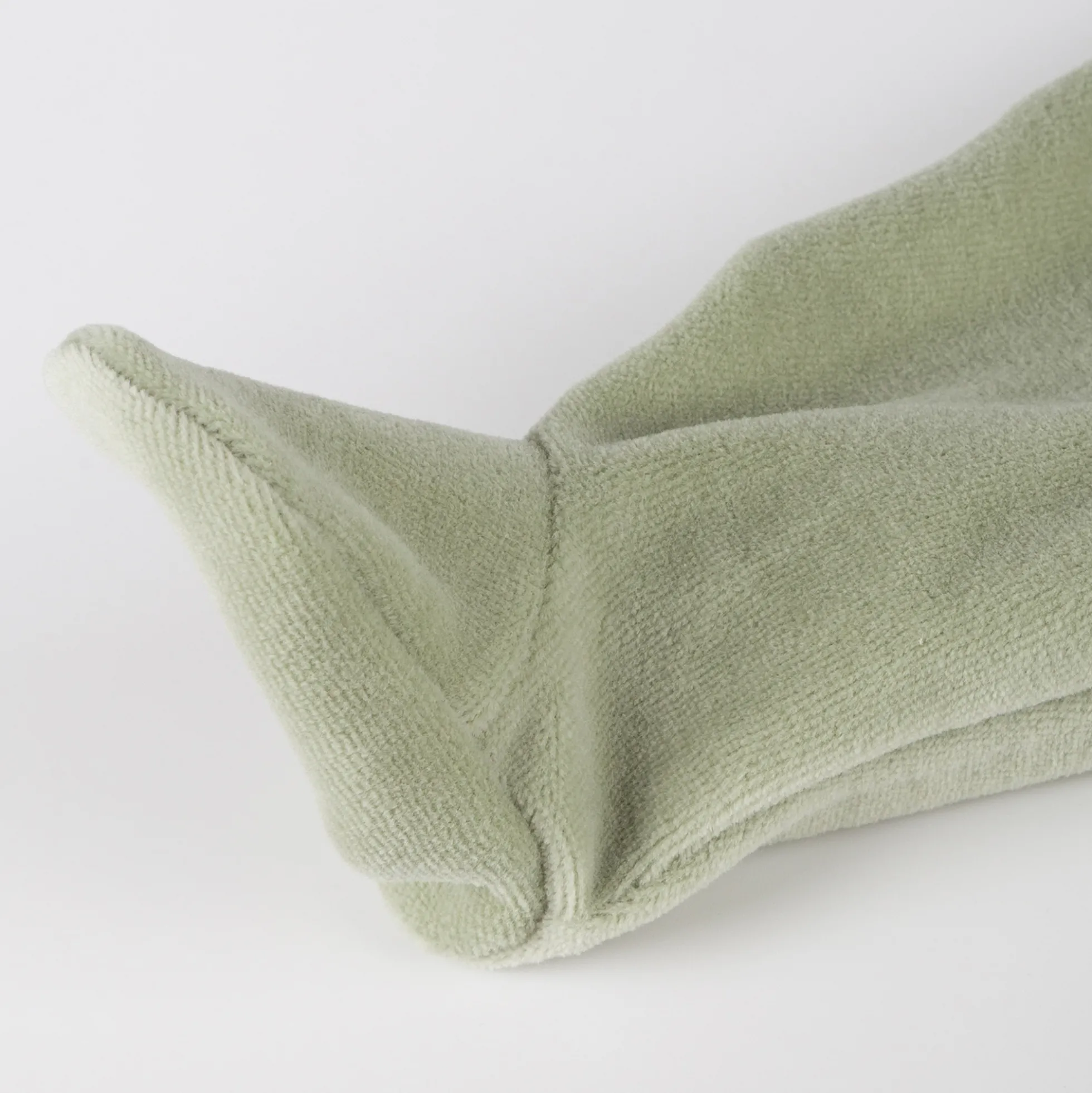 Baby Nickihose mit Füßchen, grün