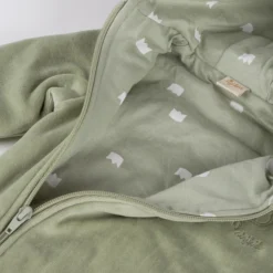 Baby Nickioverall Mäuschen wattiert , grün