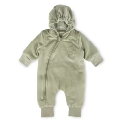 Baby Nickioverall Mäuschen wattiert , grün