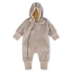 Baby Nickioverall Mäuschen wattiert, beige