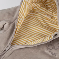 Baby Nickioverall Mäuschen wattiert, beige