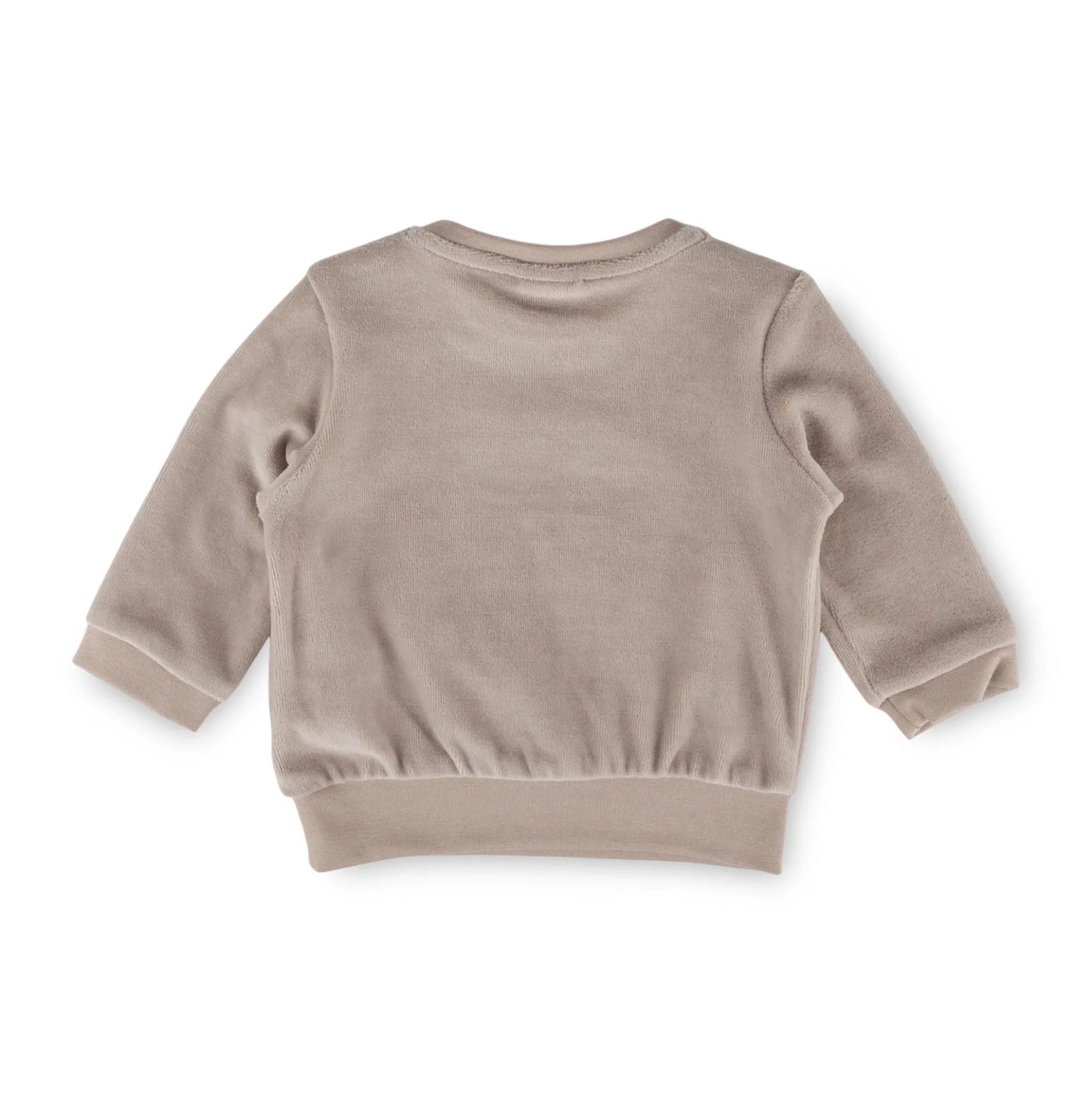 Baby Nickishirt Mäuschen, beige