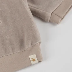 Baby Nickishirt Mäuschen, beige