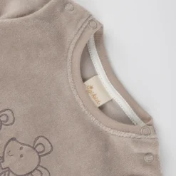 Baby Nickishirt Mäuschen, beige