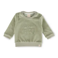 Baby Nickishirt Mäuschen, grün