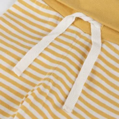 Baby Ringelhose, gelb/weiß